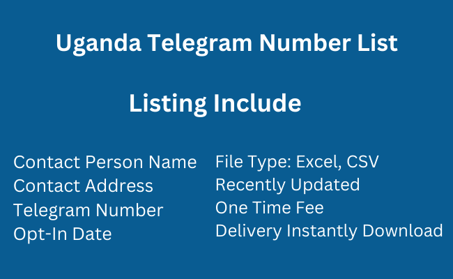 Uganda Telegram Number List
