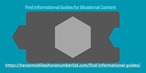 Find Informational Guides for Situational Content